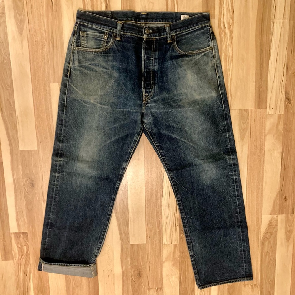 Levi’s Selvedge 501 White Oak Cone Denim Size 36x30